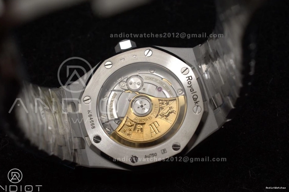 37mm SA3120 APSF Black Oak Textured Thermal Bracelet Super Edition Frosted Royal SS SS Clone Dial 15454 On 1034 1:1 Best 1222